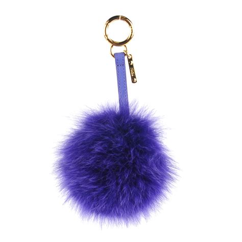 fendi fox fur pom pom bag charm|Women's Pom.